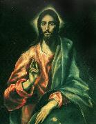 El Greco the saviour Spain oil painting artist